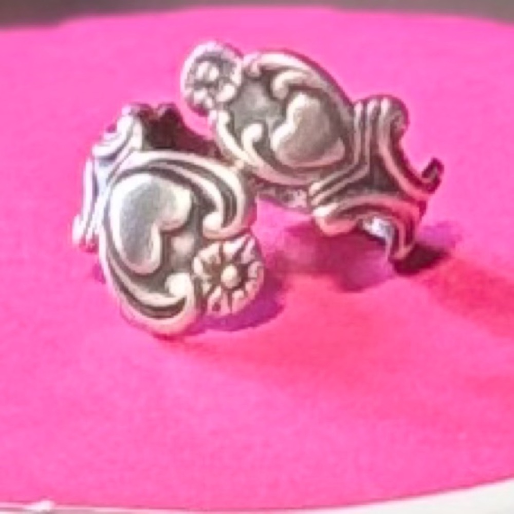 1970's Avon Sterling Silver Spoon Adjusable Vintage Silver Ring  Sz  8 - 9.5